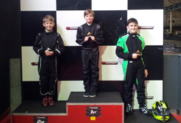 Racing Perfection Kart Academy Eastleigh Cadet Final Podium - Round 9